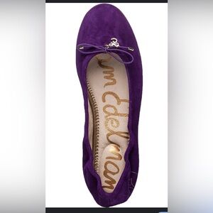 Sam Edelman Felicia Purple Leather Flats , size 7.5